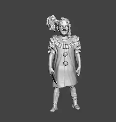 TERRIFIER PALE GIRL MINIATURE MODEL HORROR OR FANTASY GAMES RPG