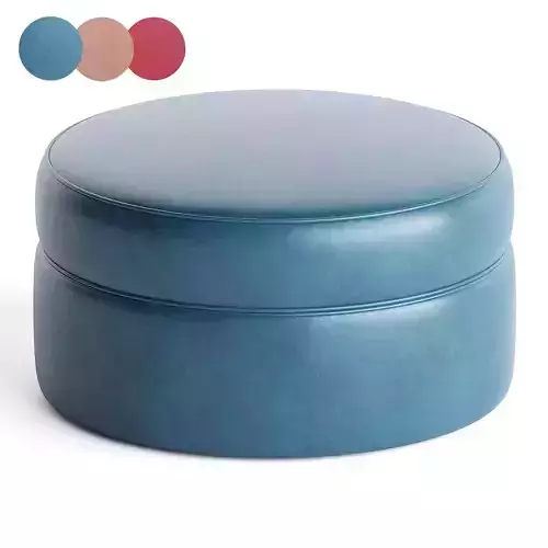 pouf leather 2