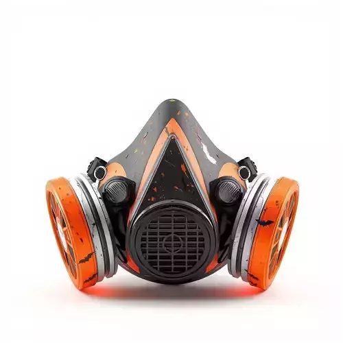 Halloween Urban Respirator 3D Model Spooky Tactical Gear
