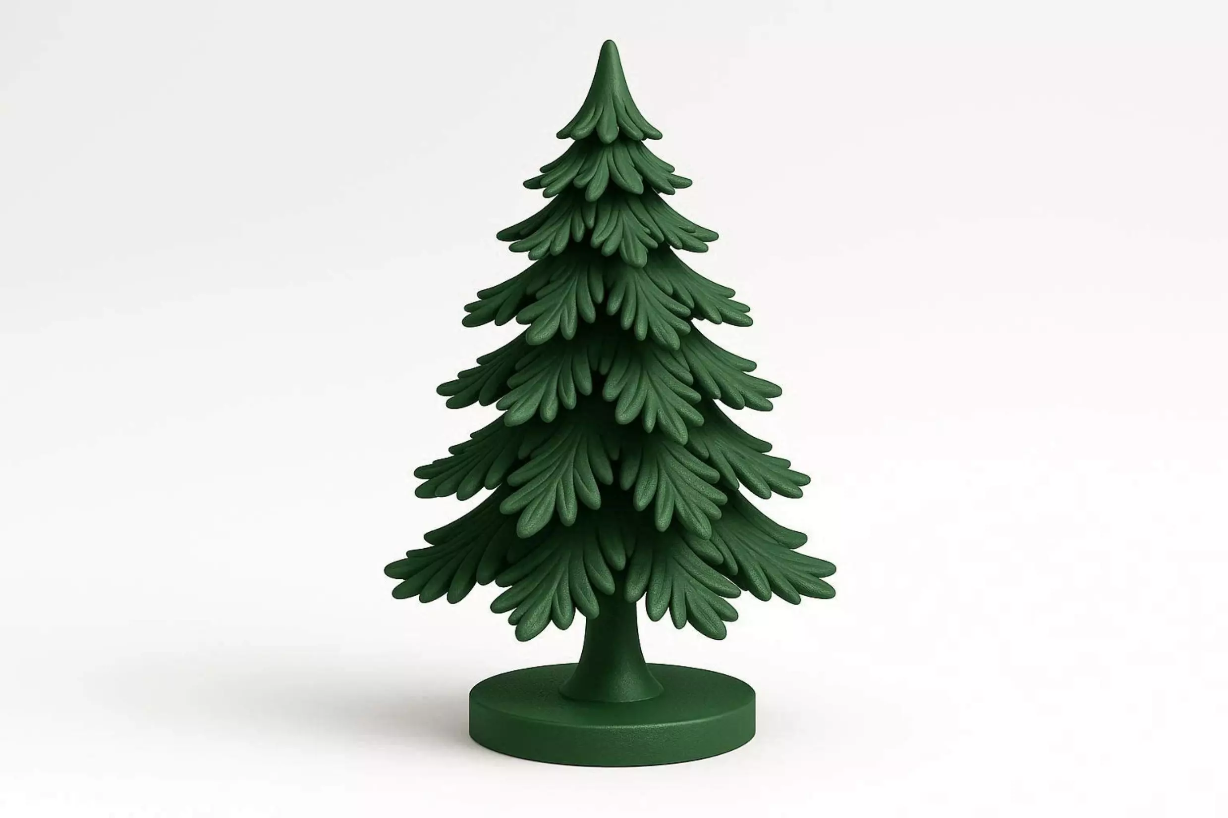 3D Christmas Tree Model Festive Holiday Scene 3D print model_0