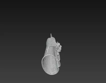 3D Virgin Mary Statue Model Holy Christmas Art 3D print model_16