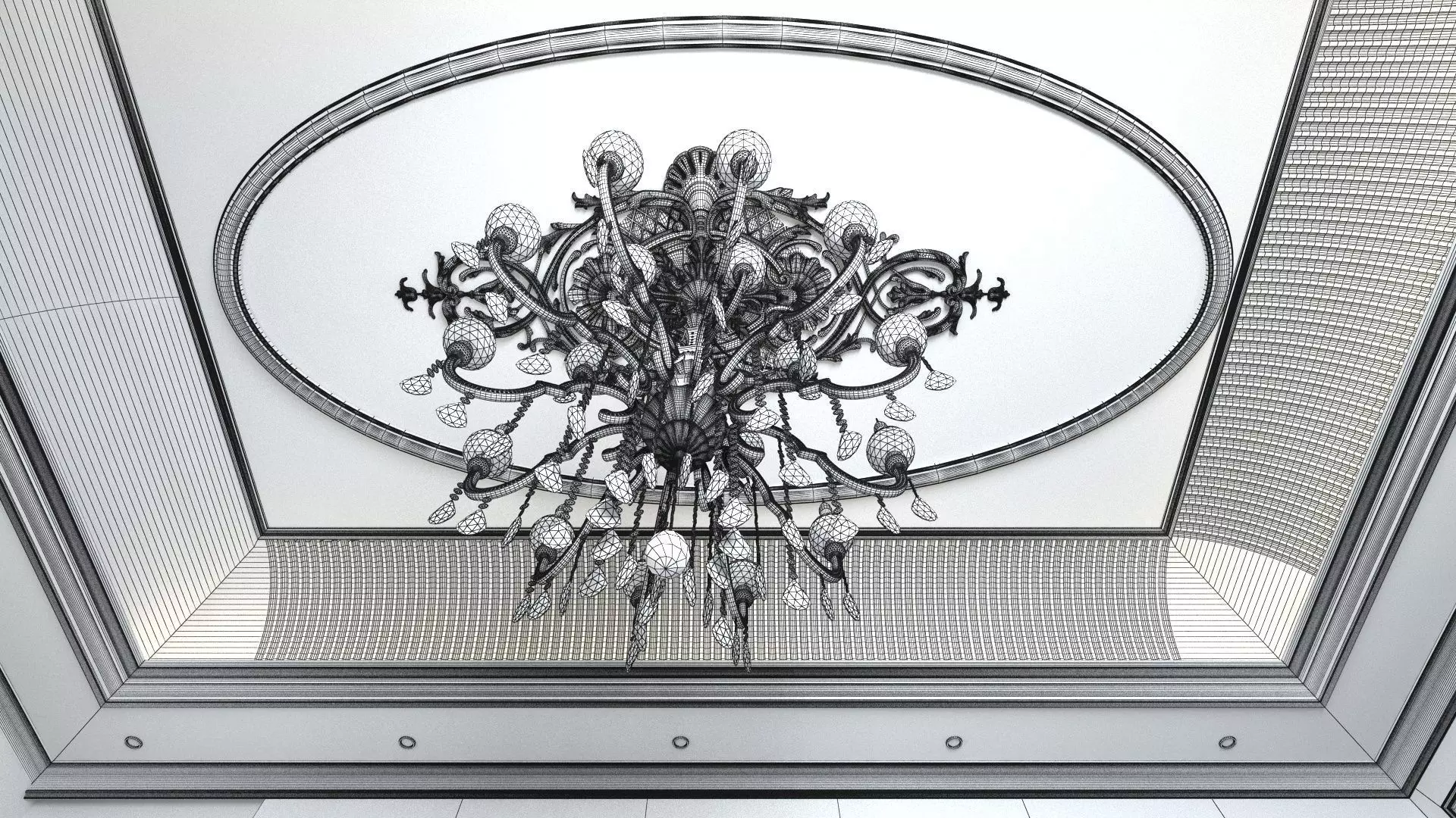 Bedroom in Royal Style  3D model_6