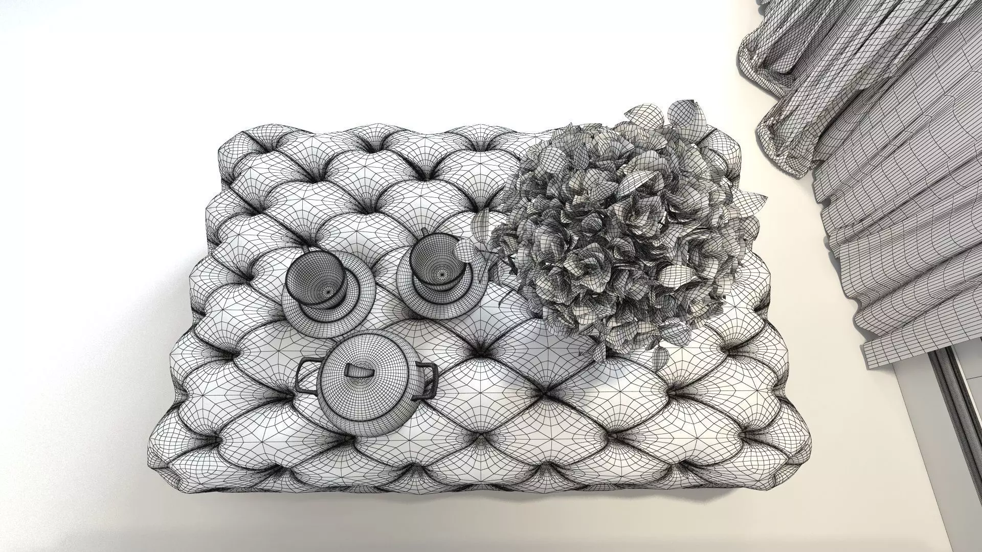 Bedroom in Royal Style  3D model_23