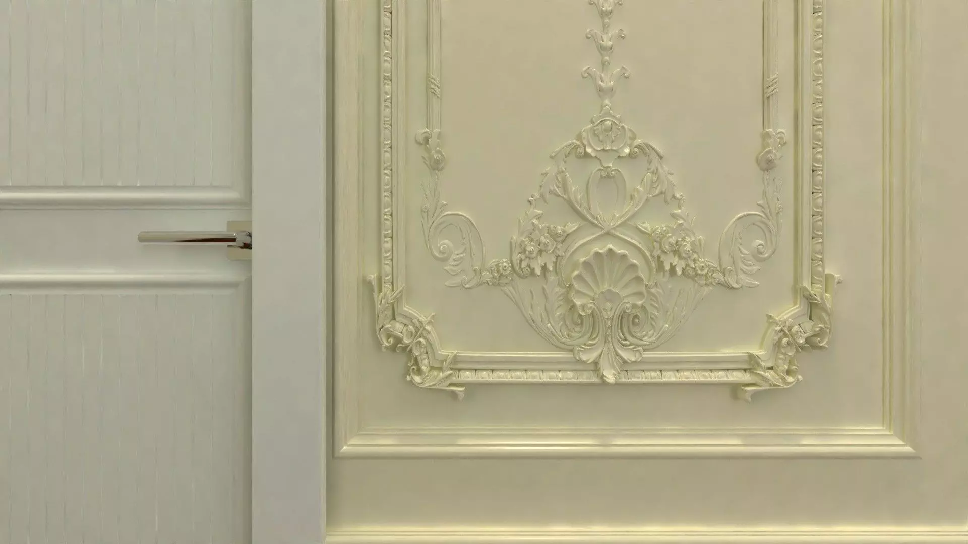 Bedroom in Royal Style  3D model_26