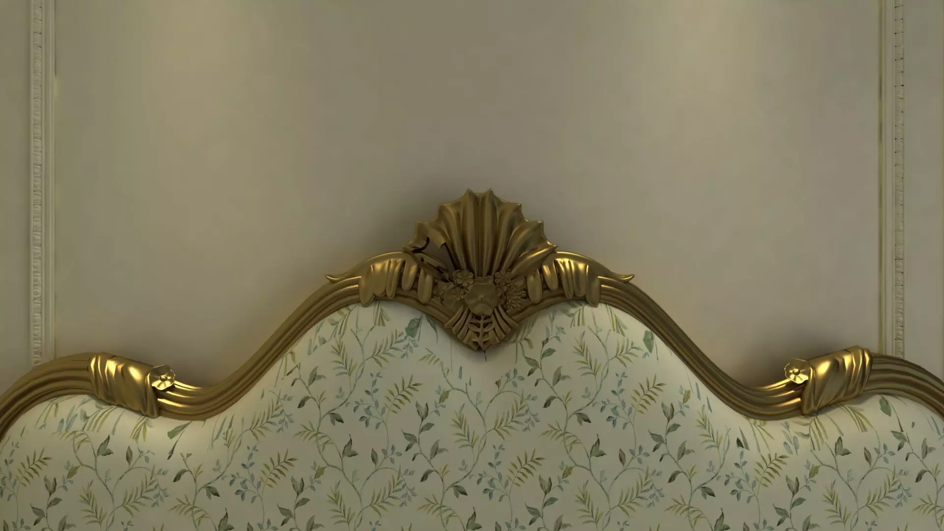 Bedroom in Royal Style  3D model_19