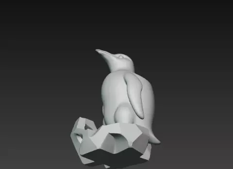 3D Penguin Pen Holder Model Creative Desk Decor 3D print model_14