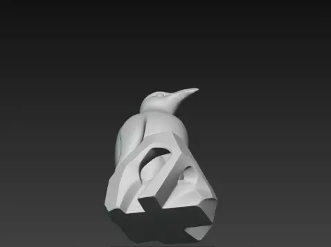 3D Penguin Pen Holder Model Creative Desk Decor 3D print model_16