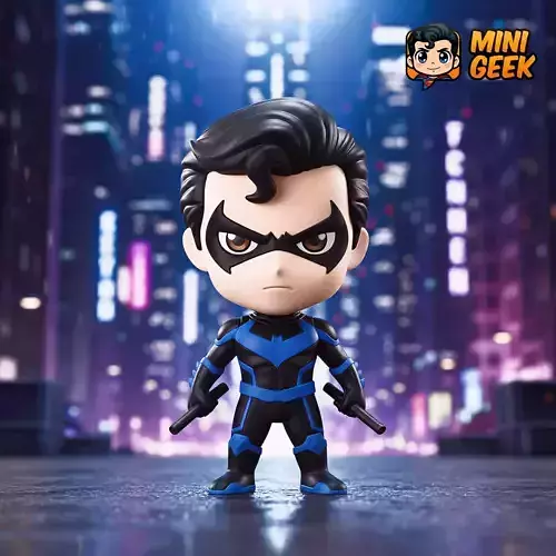Mini Geek - Nightwing Chibi