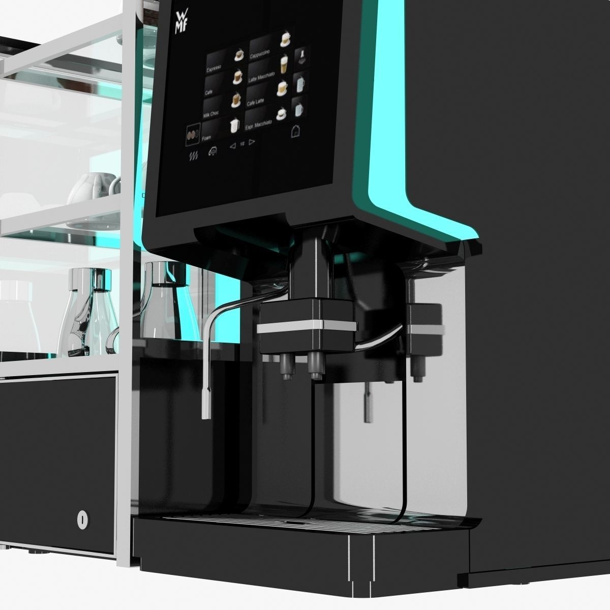 WMF coffee machine bean to cup 3D model_7