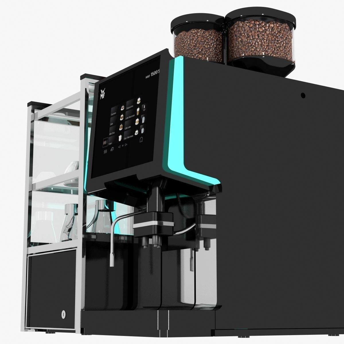 WMF coffee machine bean to cup 3D model_2