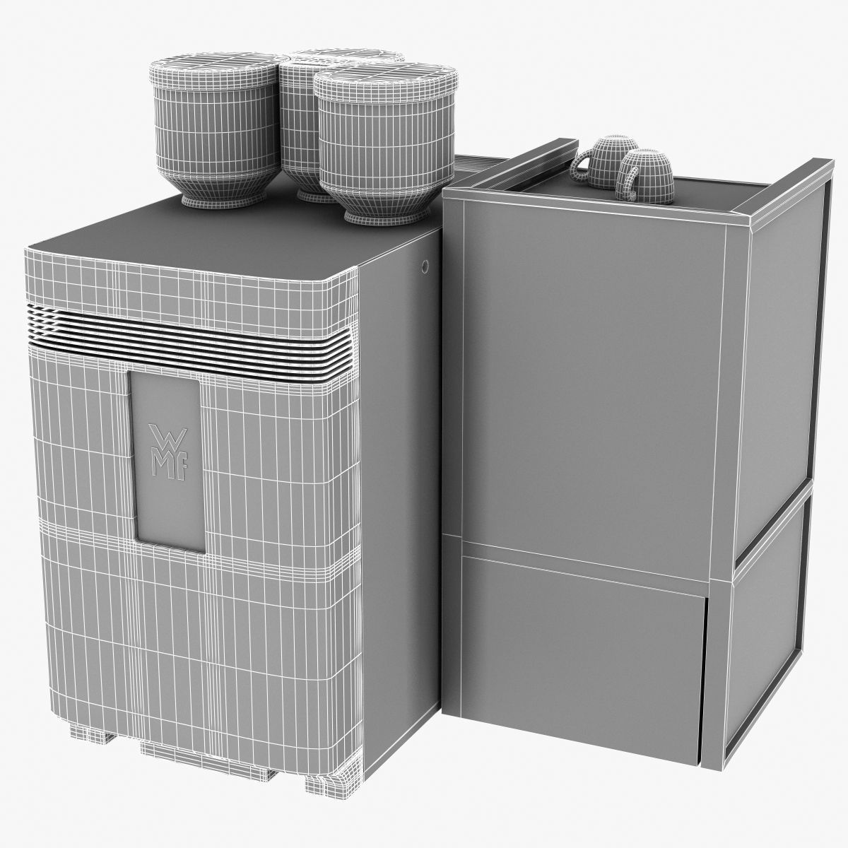 WMF coffee machine bean to cup 3D model_12