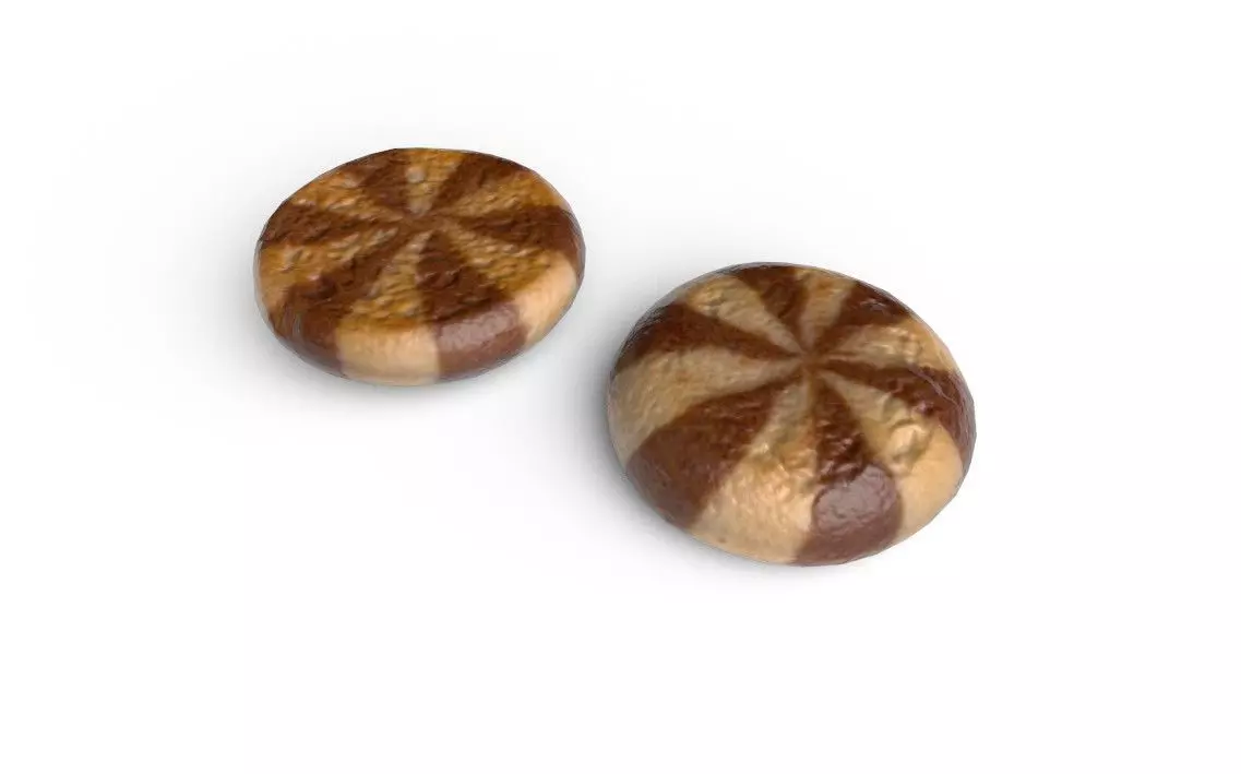 Biscuit M04 Low-poly 3D model_3