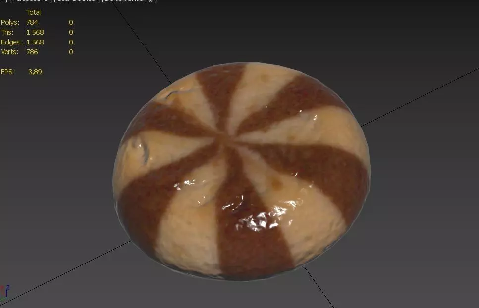 Biscuit M04 Low-poly 3D model_2