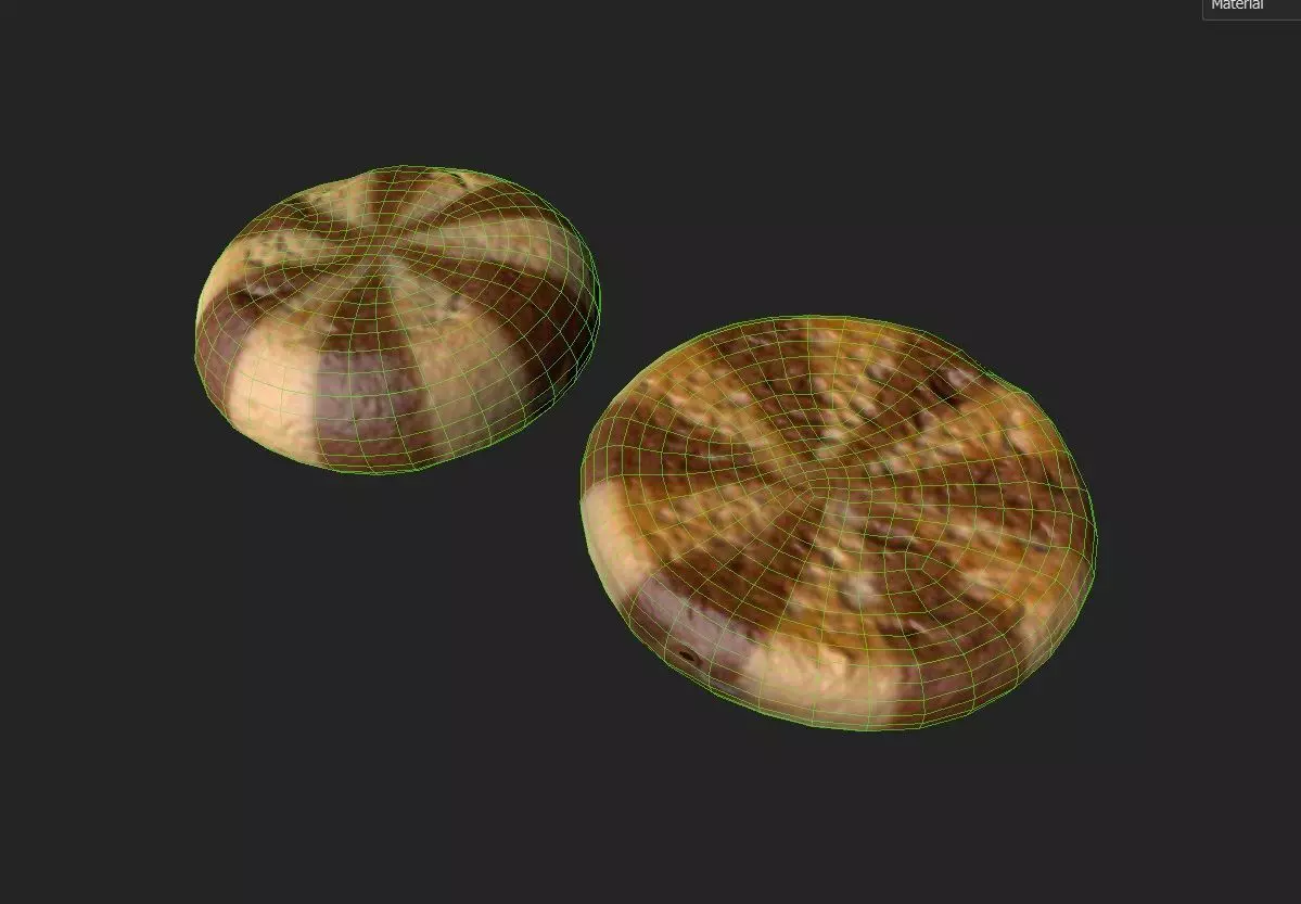 Biscuit M04 Low-poly 3D model_6