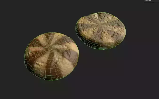 Biscuit M05 Low-poly 3D model 2