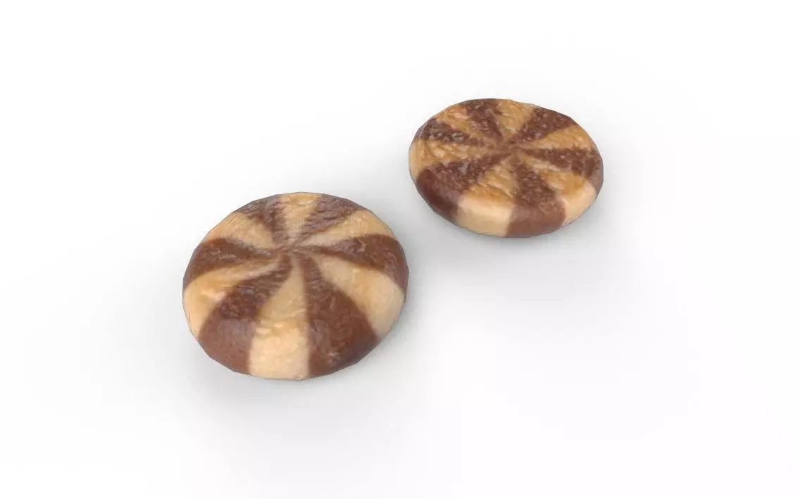 Biscuit M06 Low-poly 3D model_0