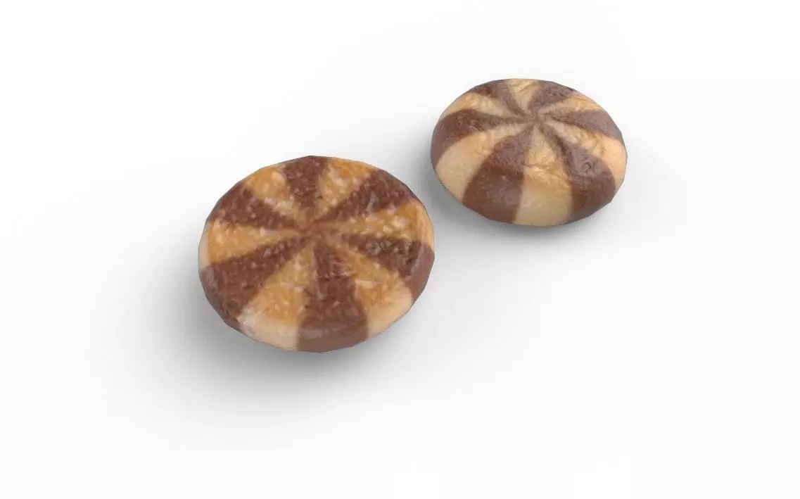 Biscuit M06 Low-poly 3D model_4