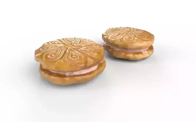 Biscuit M07 Low-poly 3D model Biscuit M07 Low-poly 3D model