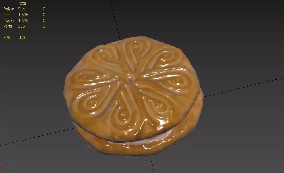 Biscuit M07 Low-poly 3D model_2