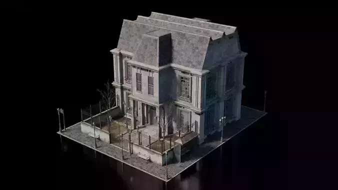 Dark Fantasy Building - Historical Museum