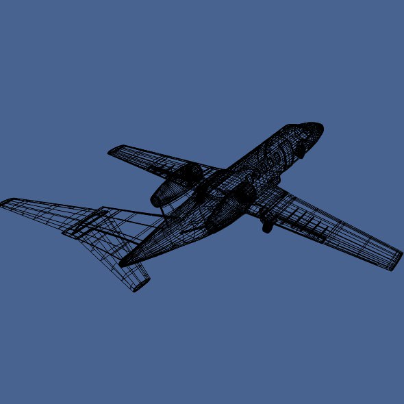 Cessna citation cj4 private jet 3D model_8