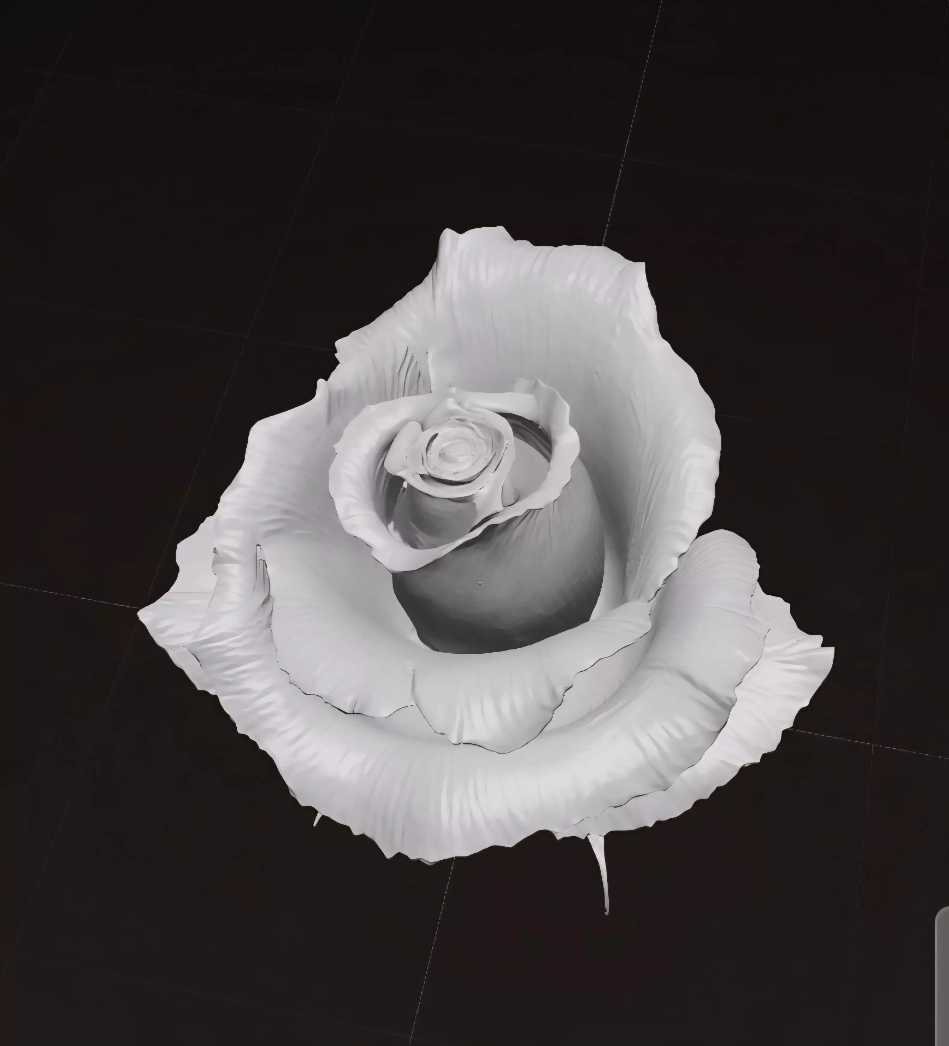 Rose Flower 3D Model 3D print model_7