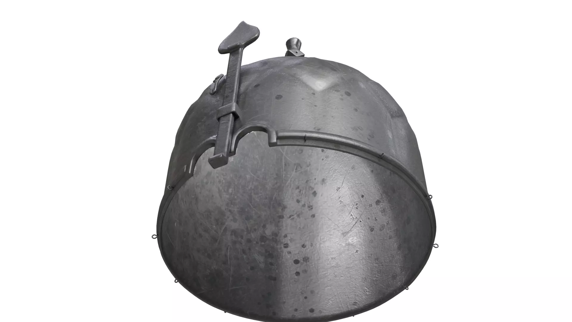 Medieval Helmet 3D model_14
