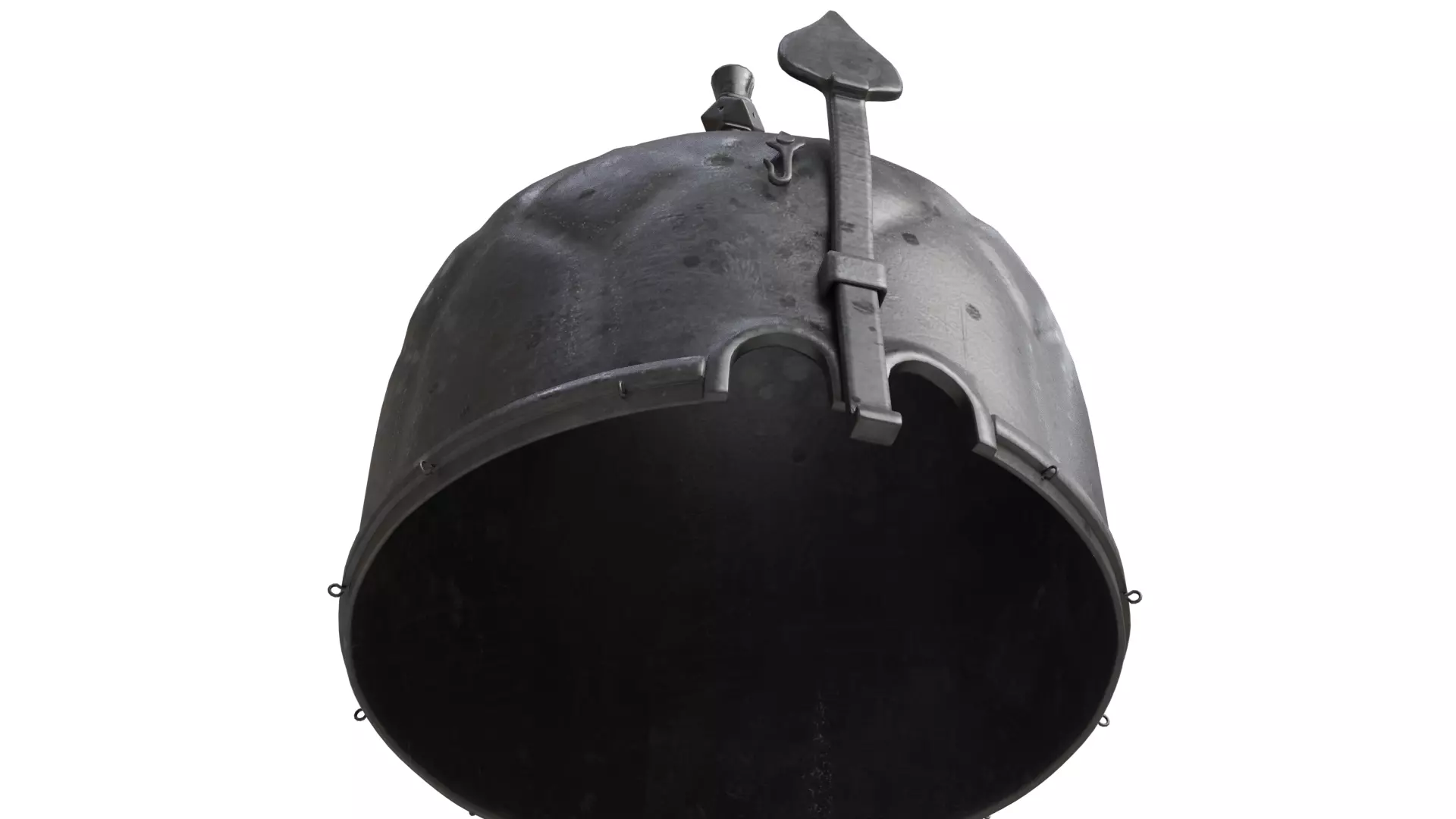 Medieval Helmet 3D model_7