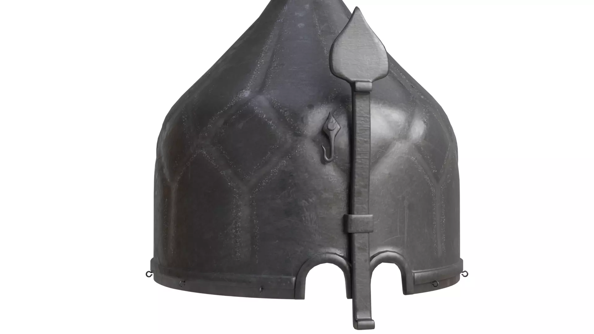 Medieval Helmet 3D model_6