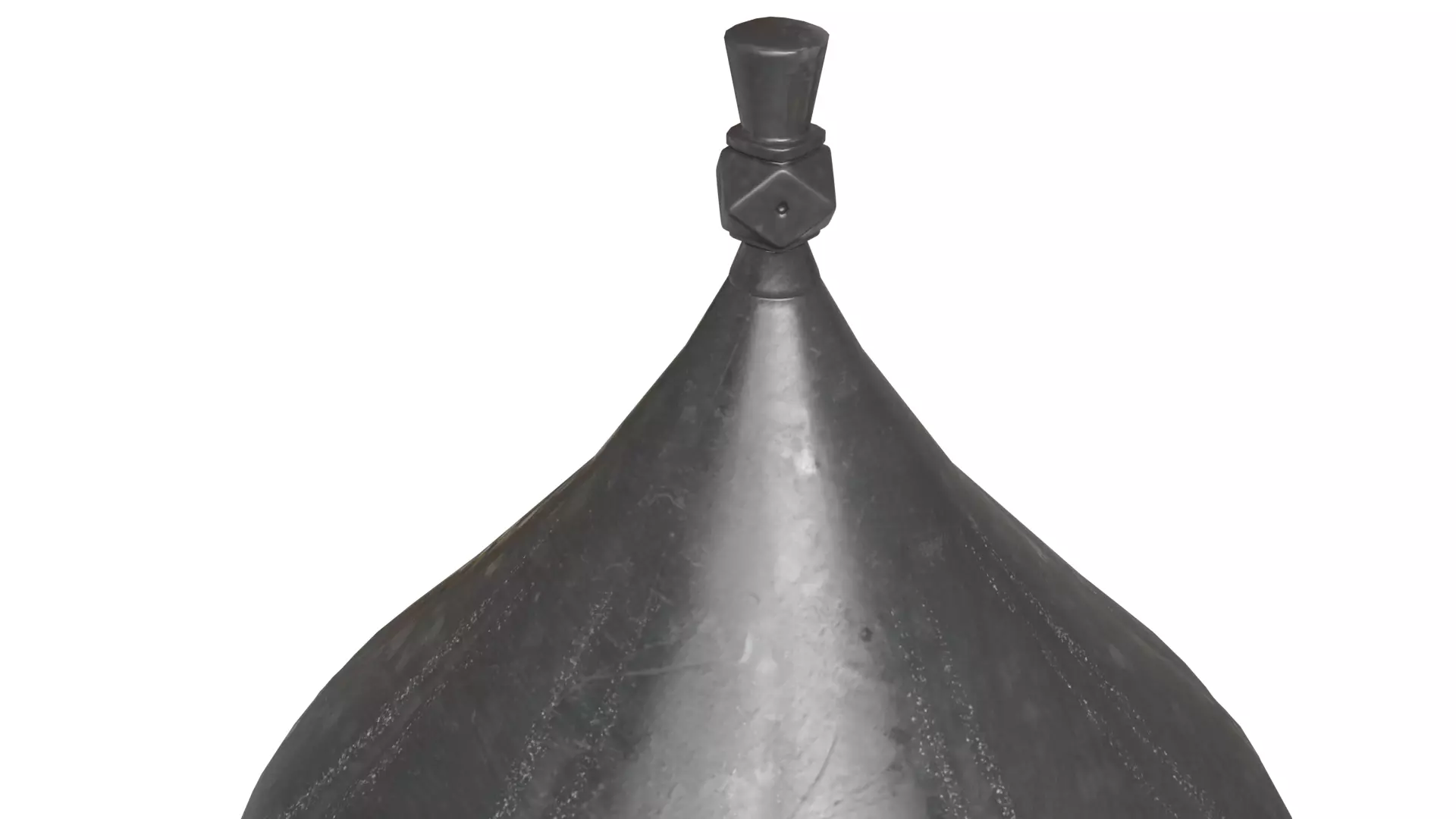 Medieval Helmet 3D model_9