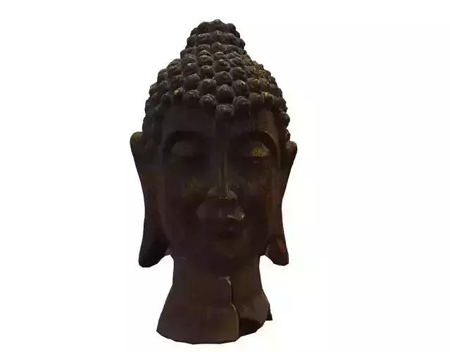 Wooden Brahma Head 
