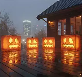 voxel-pumpkin-mincraft