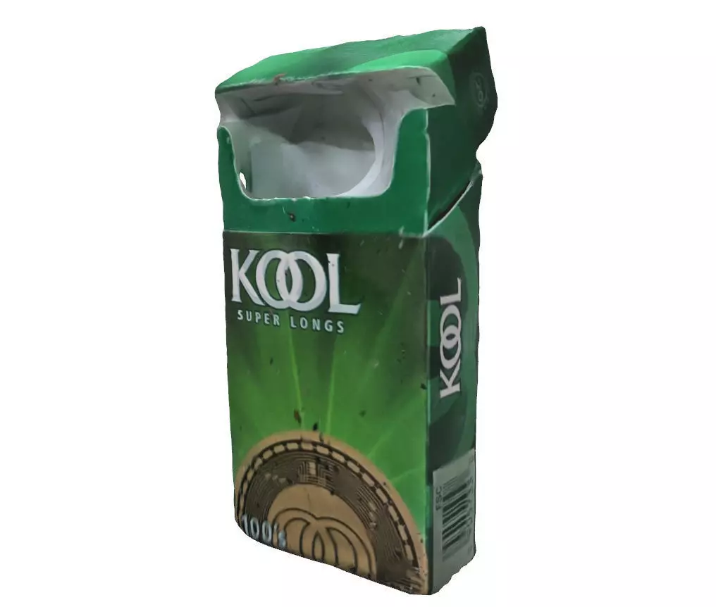 Pack of Kool Menthols  3D model_0