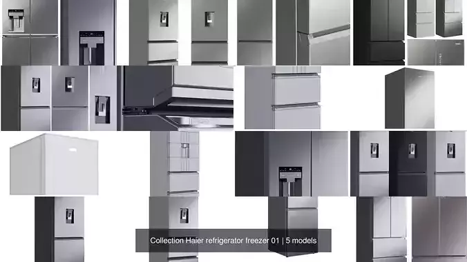 Collection Haier refrigerator freezer 01