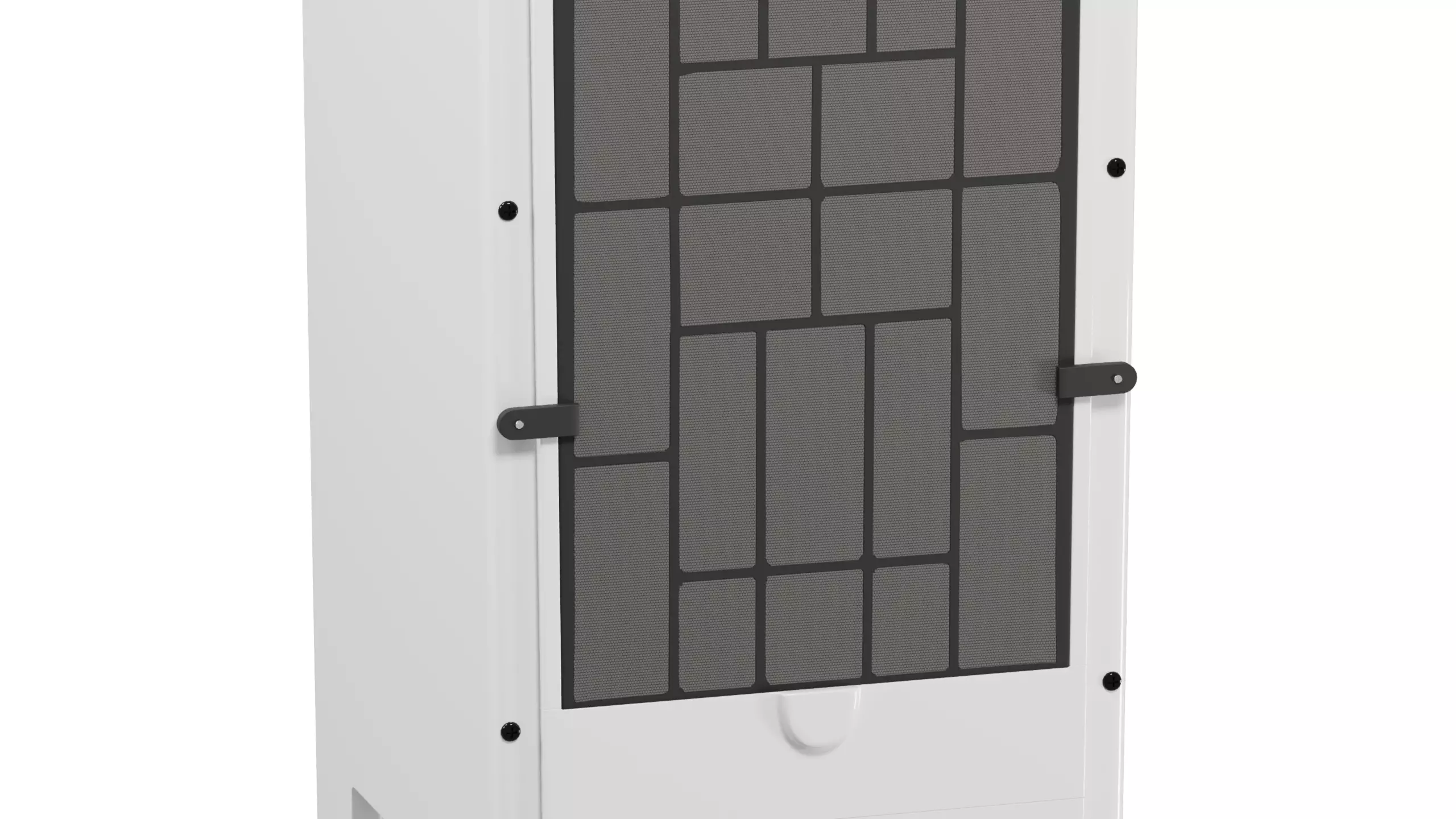 Tower Air Cooler - Modern Portable Air Cooling Fan 3D Model 3D model_12