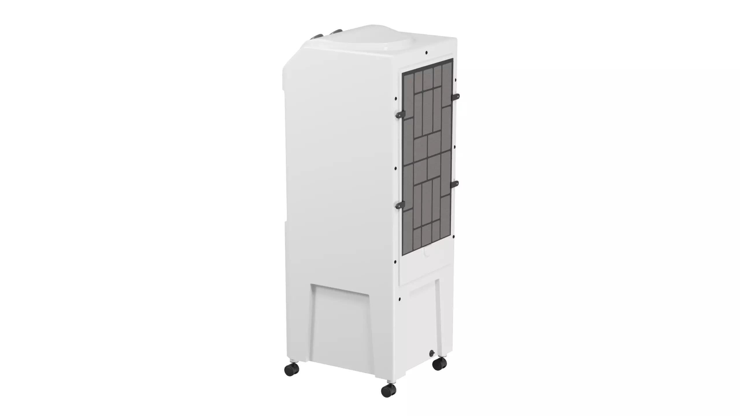 Tower Air Cooler - Modern Portable Air Cooling Fan 3D Model 3D model_2