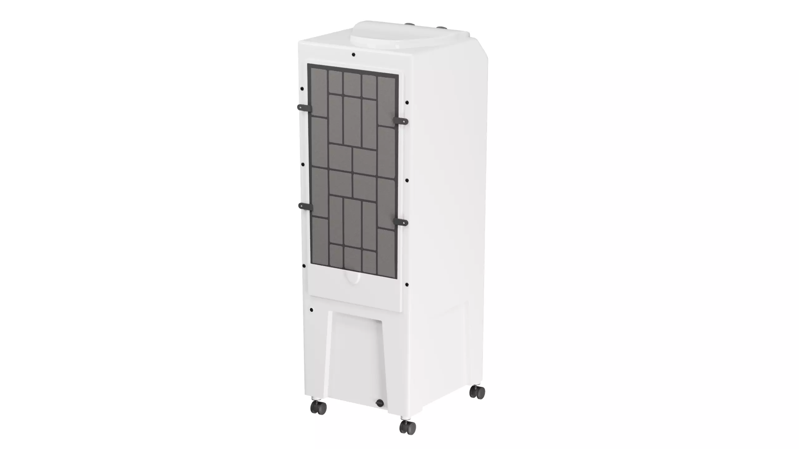Tower Air Cooler - Modern Portable Air Cooling Fan 3D Model 3D model_17