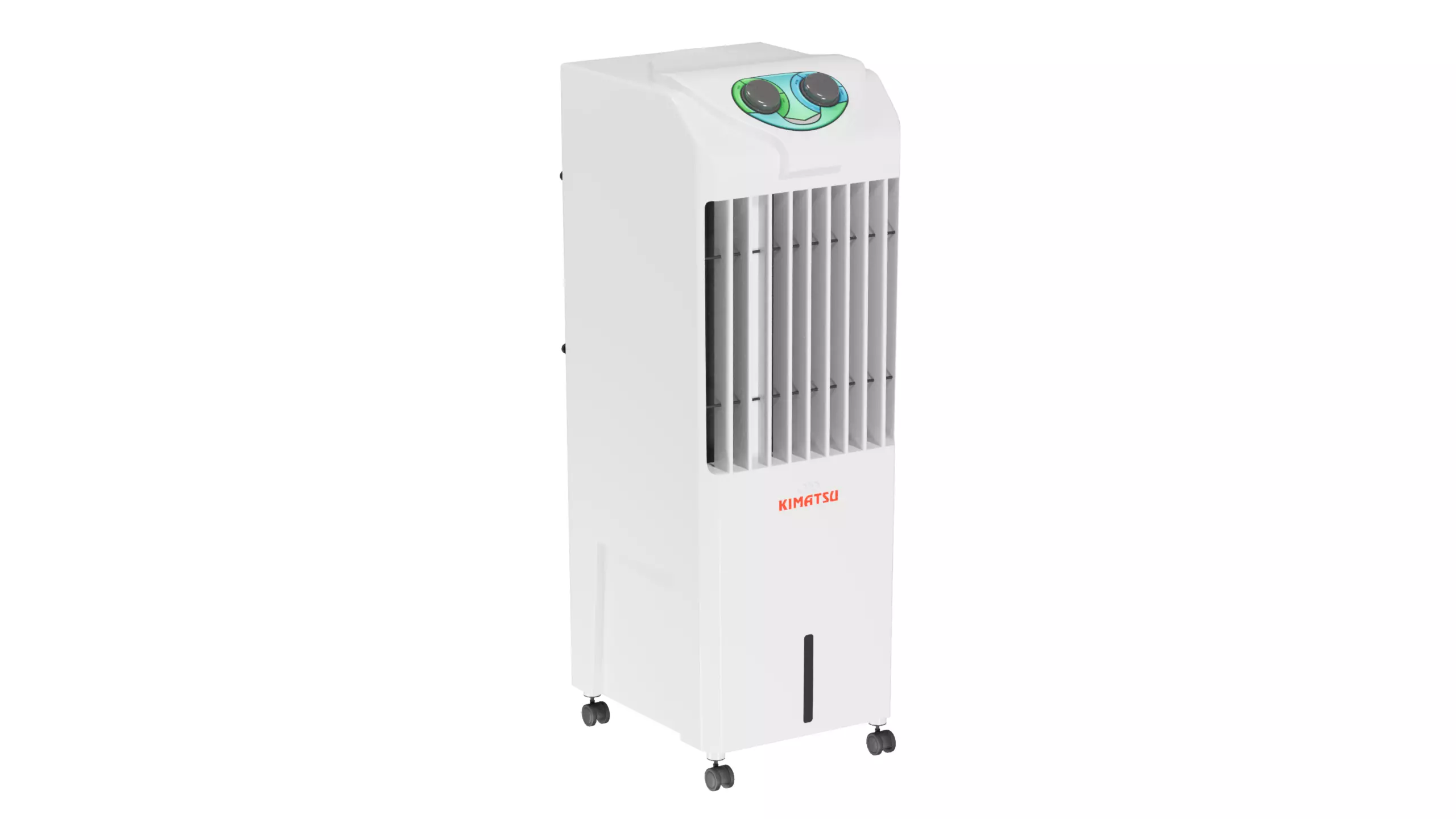 Tower Air Cooler - Modern Portable Air Cooling Fan 3D Model 3D model_10