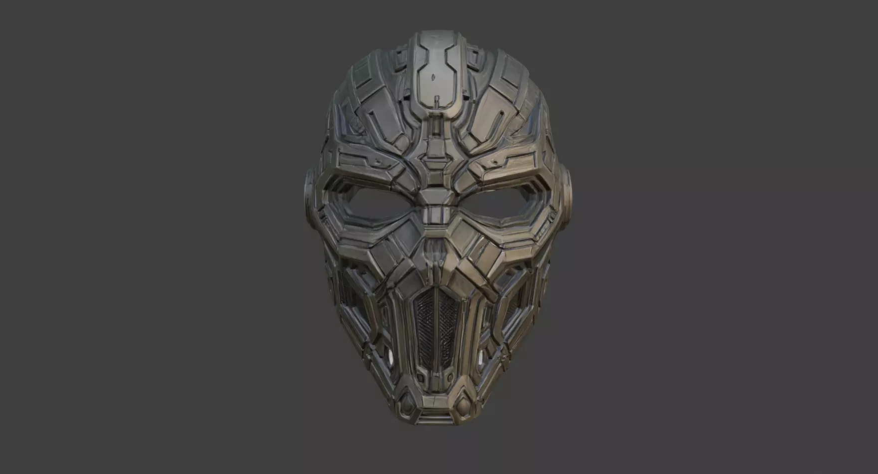 CYBER WARFARE MASK HELMET 3D print model_0