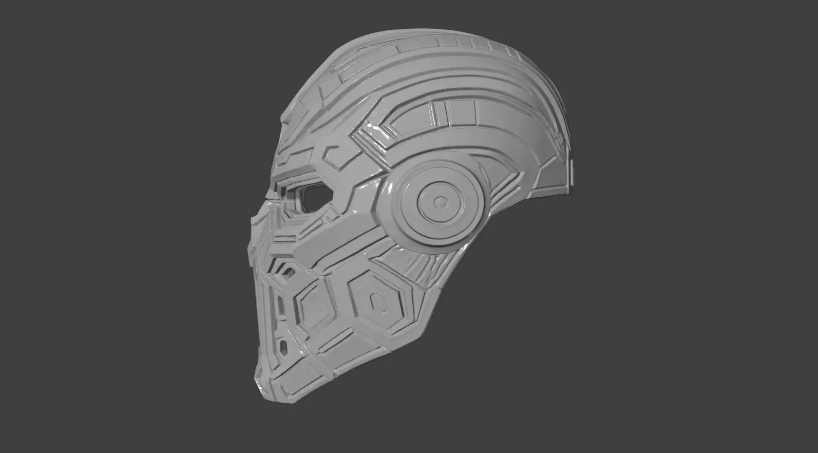 CYBER WARFARE MASK HELMET 3D print model_5