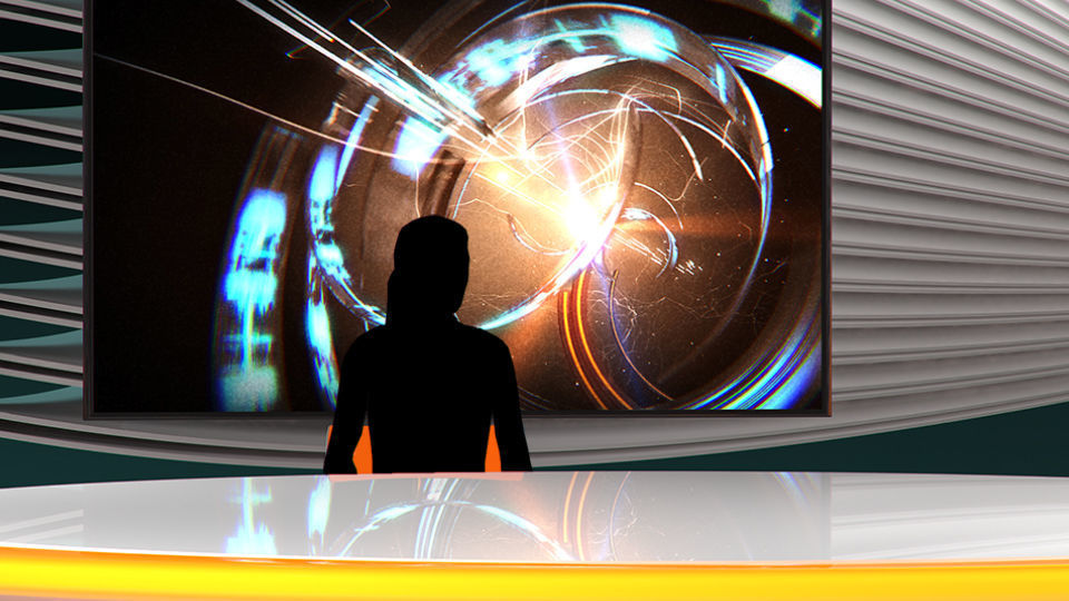Virtual TV Studio 03 3D model_5