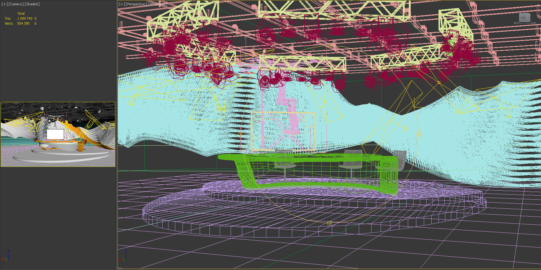 Virtual TV Studio 03 3D model_11