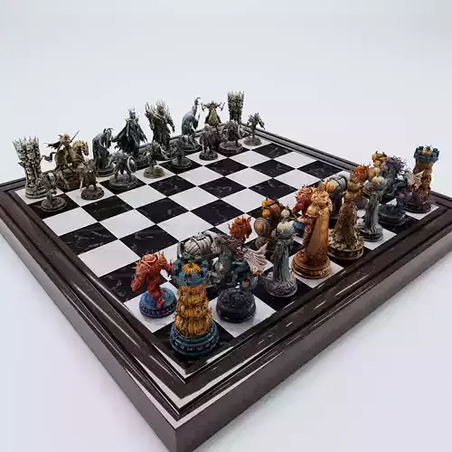 Fantasy Themed Chess Set