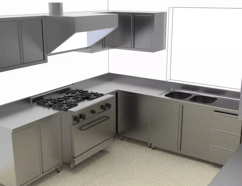 KITCHEN 76 3D model_7