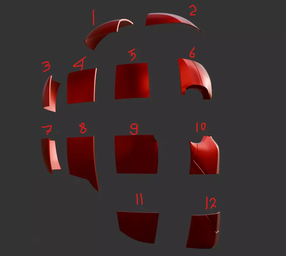 Red Hood Mask 3D print model_4