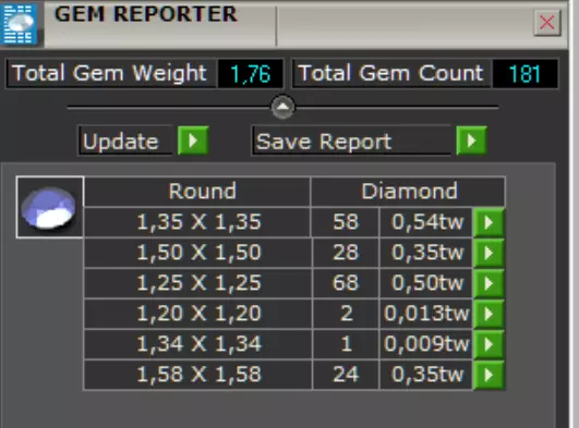 Venetian Princess ring and earrings with black - white diamonds 3D print model_13