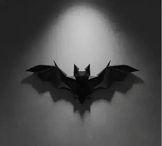 Vampire Bat Wall Decor Halloween 3D Printable Art