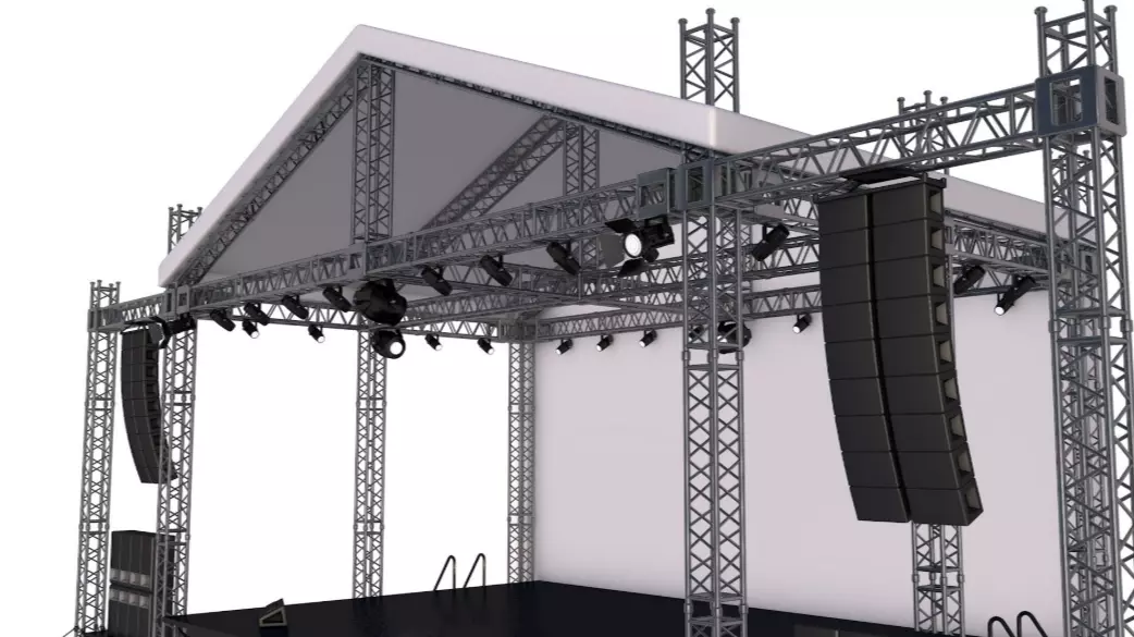 Full Concert Stage 3D model_2