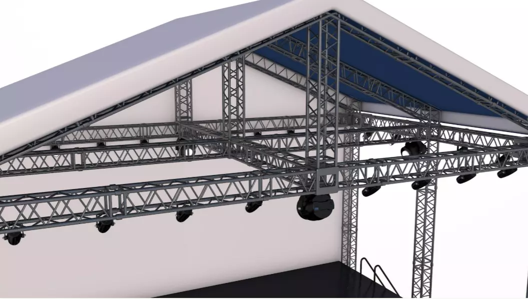 Full Concert Stage 3D model_5