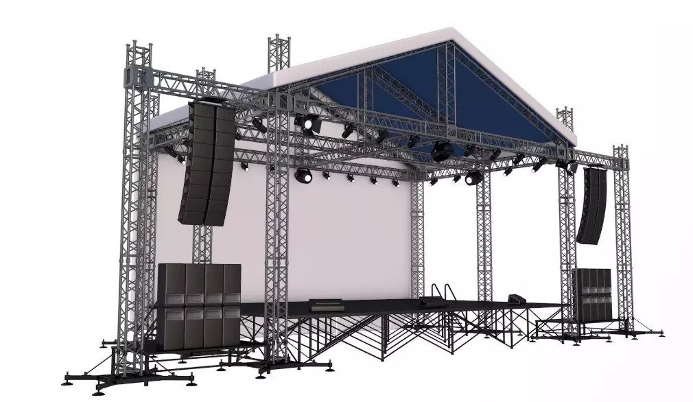 Full Concert Stage 3D model_0